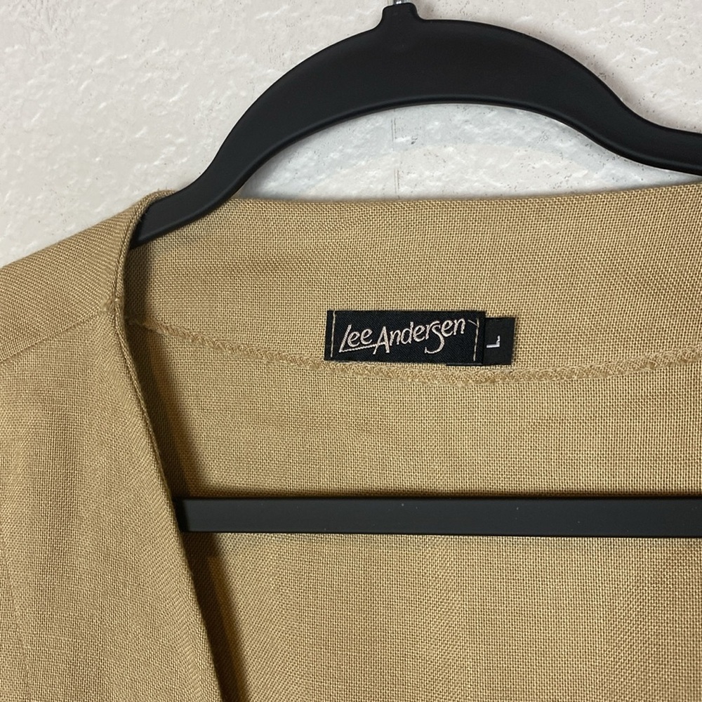 Lee Andersen Mixed Fabric Open Front Jacket - image 3